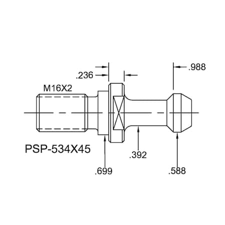 Tj Davies Co Solid Retention Knob PSP-534X45